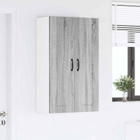 Produktbild för Väggskåp LUCCA Grå sonoma-ek 60 x 31 x 100 cm Konstruerat trä