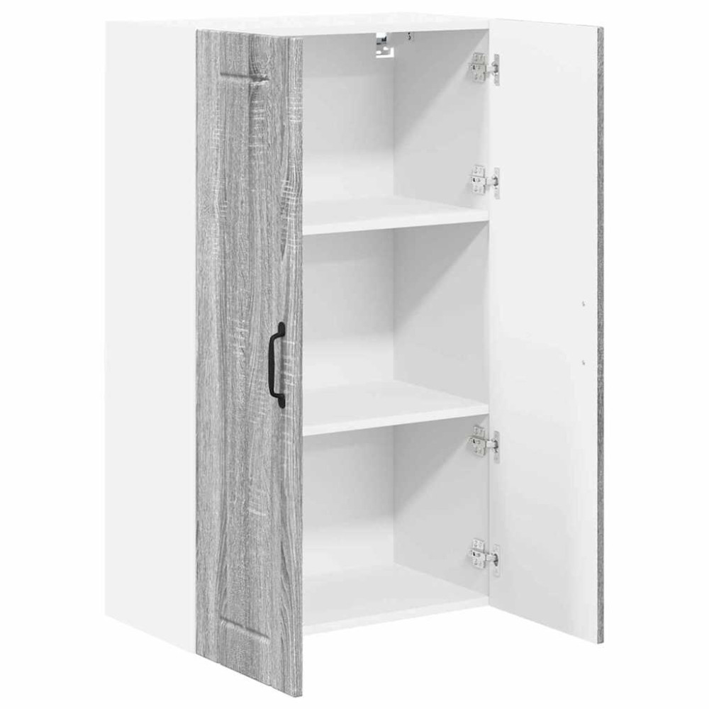 Produktbild för Väggskåp LUCCA Grå sonoma-ek 60 x 31 x 100 cm Konstruerat trä