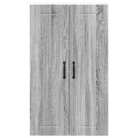 Produktbild för Väggskåp LUCCA Grå sonoma-ek 60 x 31 x 100 cm Konstruerat trä