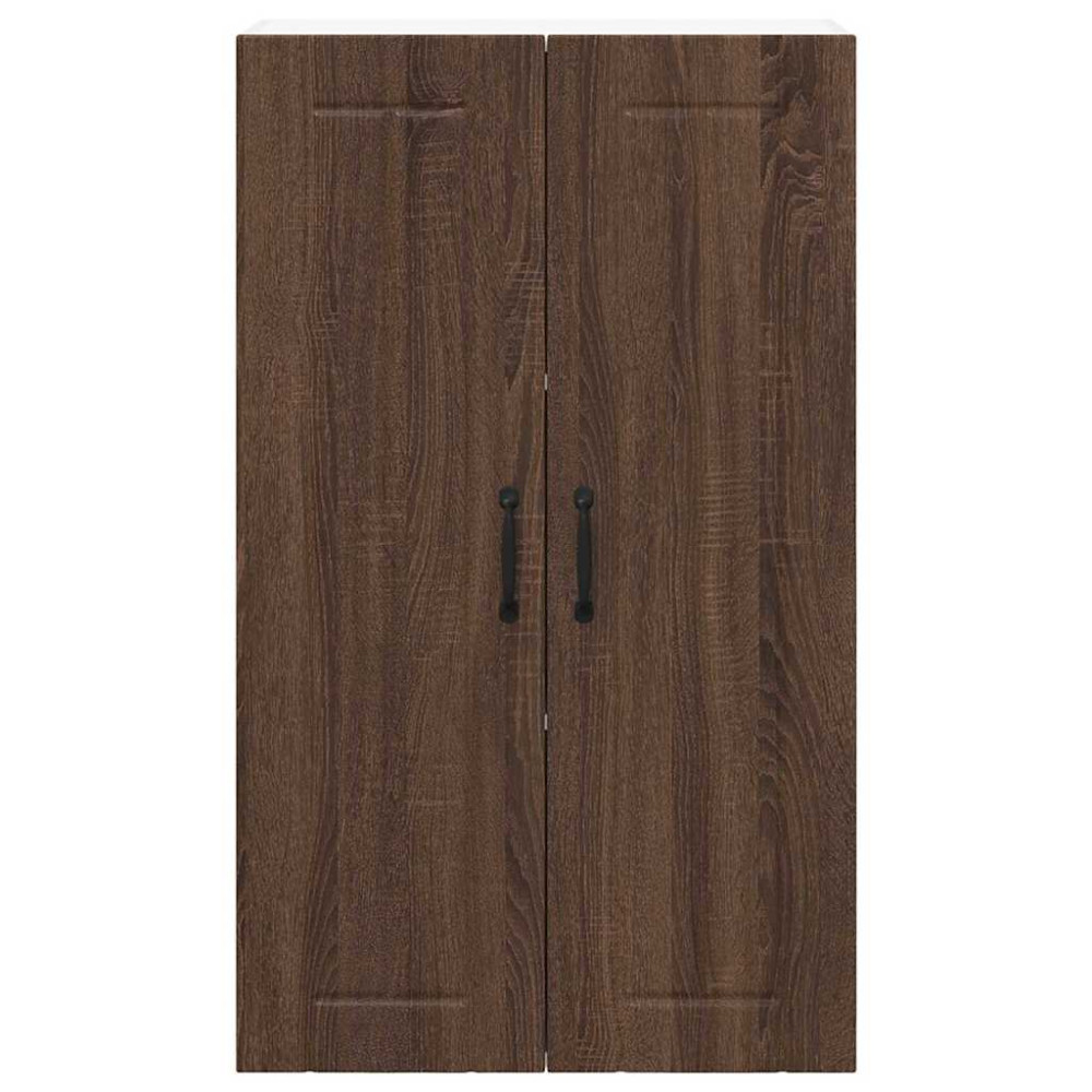 Produktbild för Väggskåp LUCCA Brun ek 60 x 31 x 100 cm Konstruerat trä