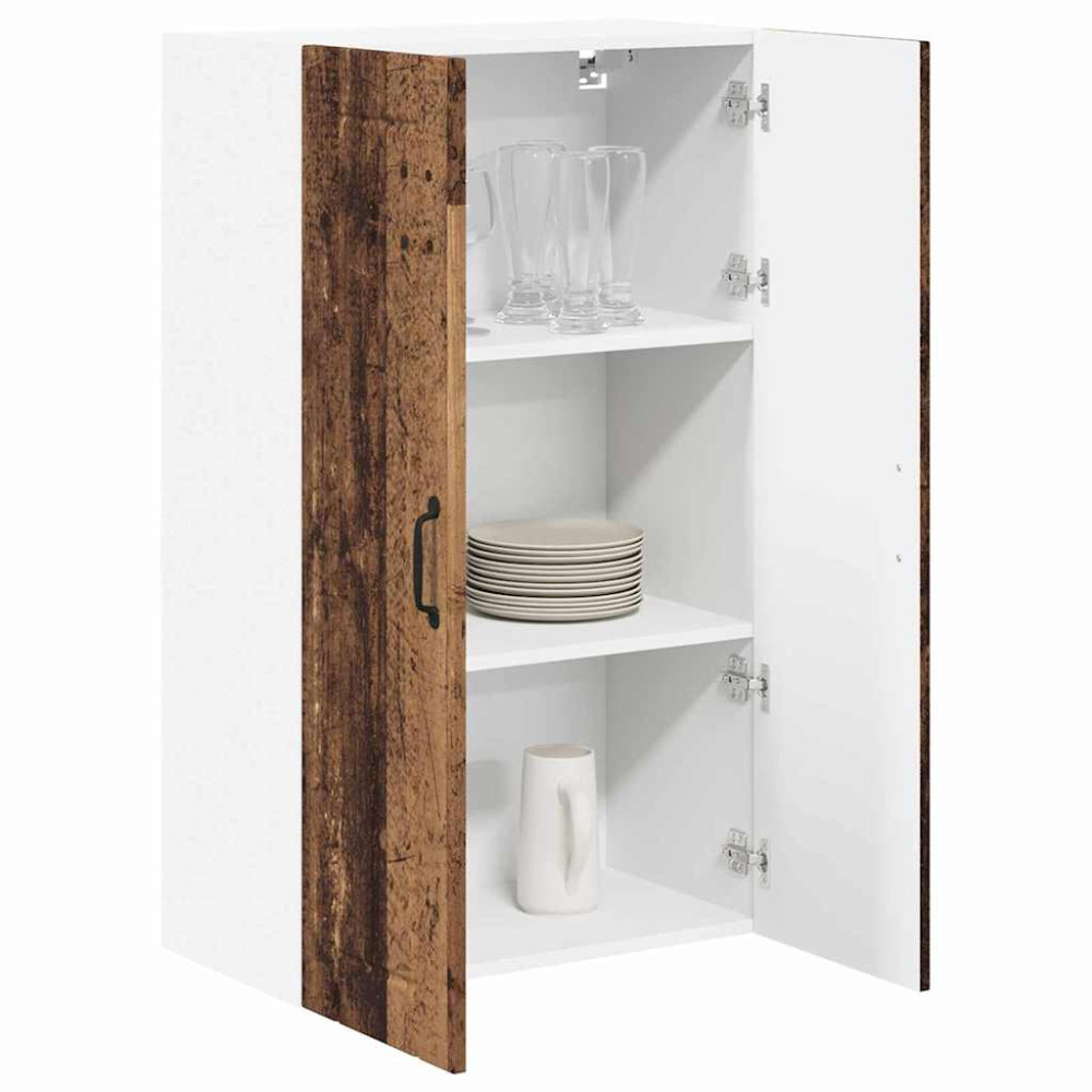 Produktbild för Väggskåp LUCCA Gammalt trä 60 x 31 x 100 cm Konstruerat trä