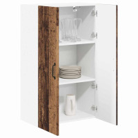 Produktbild för Väggskåp LUCCA Gammalt trä 60 x 31 x 100 cm Konstruerat trä
