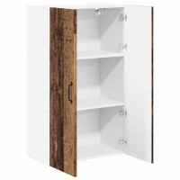Produktbild för Väggskåp LUCCA Gammalt trä 60 x 31 x 100 cm Konstruerat trä