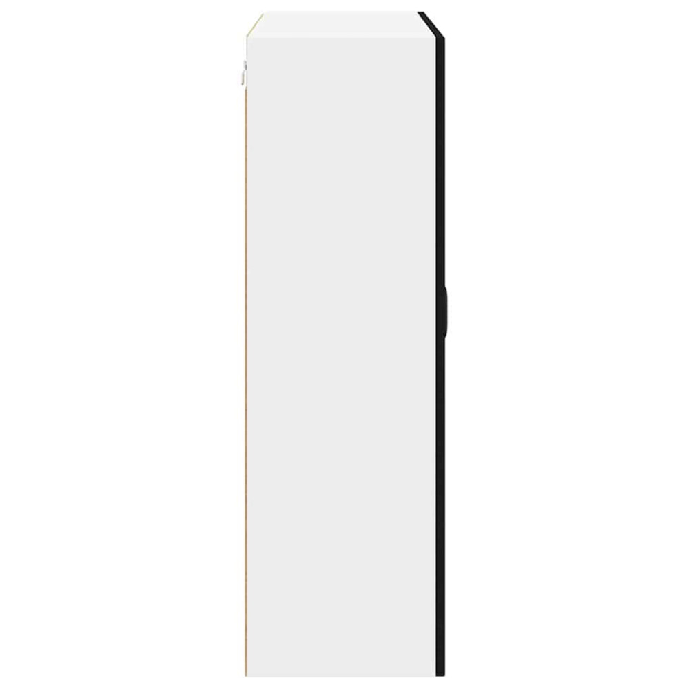 Produktbild för Väggskåp LUCCA Svart 80 x 31 x 100 cm Konstruerat trä