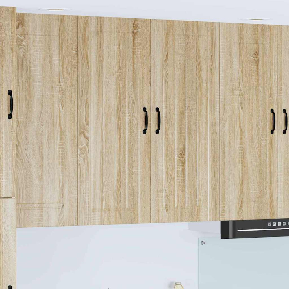 Produktbild för Väggskåp LUCCA Sonoma-ek 80 x 31 x 100 cm Konstruerat trä