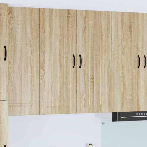 vidaXL Väggskåp LUCCA Sonoma-ek 80 x 31 x 100 cm Konstruerat trä