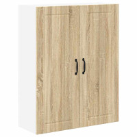 Produktbild för Väggskåp LUCCA Sonoma-ek 80 x 31 x 100 cm Konstruerat trä