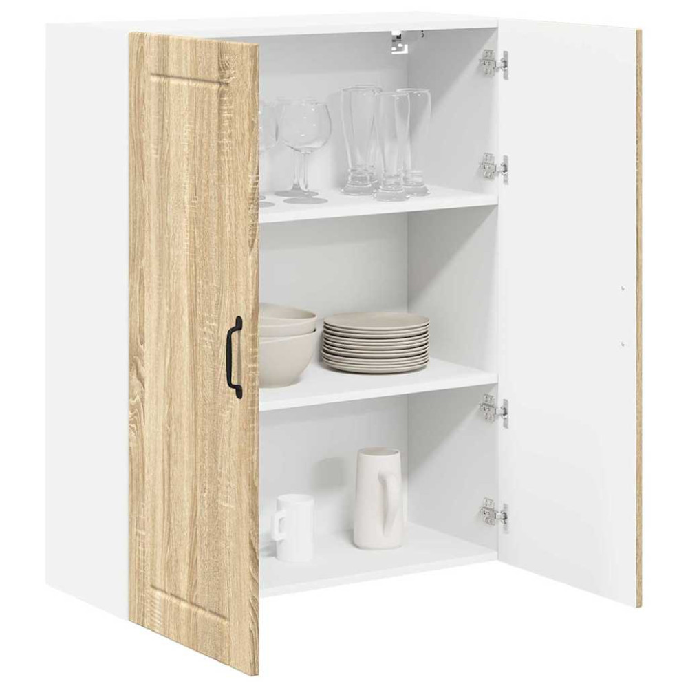 Produktbild för Väggskåp LUCCA Sonoma-ek 80 x 31 x 100 cm Konstruerat trä