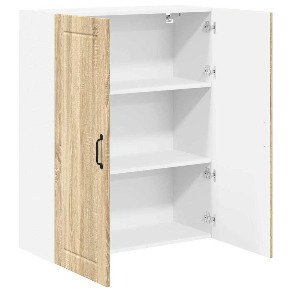 Produktbild för Väggskåp LUCCA Sonoma-ek 80 x 31 x 100 cm Konstruerat trä