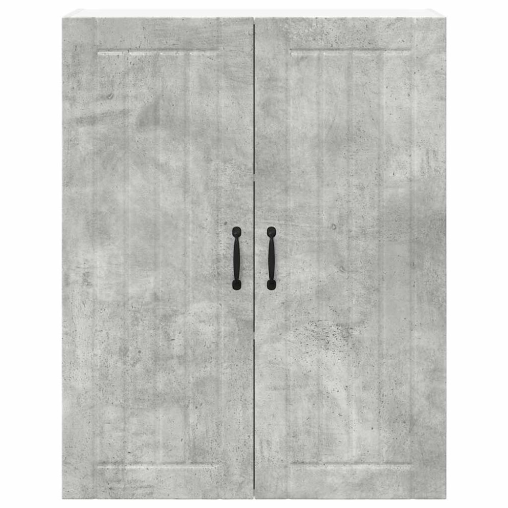 Produktbild för Väggskåp LUCCA Betonggrå 80 x 31 x 100 cm Konstruerat trä