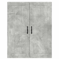 Produktbild för Väggskåp LUCCA Betonggrå 80 x 31 x 100 cm Konstruerat trä