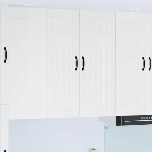 vidaXL Väggskåp LUCCA Vit högglans 80 x 31 x 100 cm Konstruerat trä