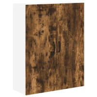 Produktbild för Väggskåp LUCCA Rökt ek 80 x 31 x 100 cm Konstruerat trä
