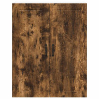 Produktbild för Väggskåp LUCCA Rökt ek 80 x 31 x 100 cm Konstruerat trä