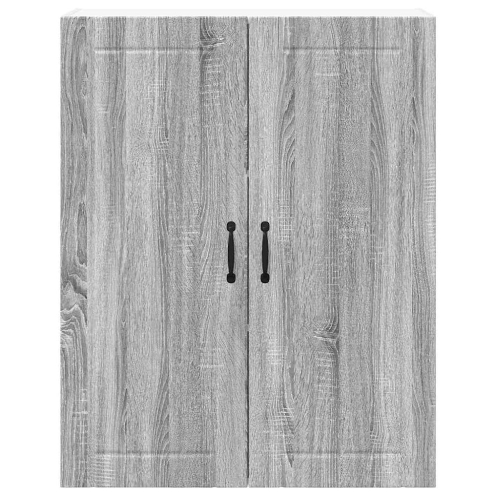 Produktbild för Väggskåp LUCCA Grå sonoma-ek 80 x 31 x 100 cm Konstruerat trä