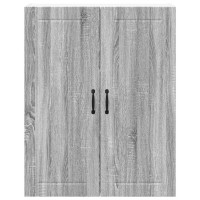 Produktbild för Väggskåp LUCCA Grå sonoma-ek 80 x 31 x 100 cm Konstruerat trä