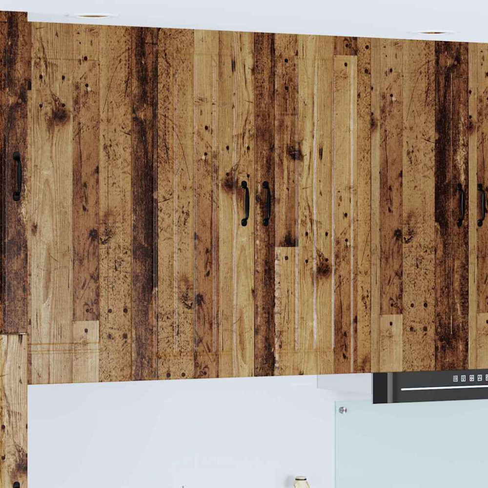 Produktbild för Väggskåp LUCCA Gammalt trä 80 x 31 x 100 cm Konstruerat trä
