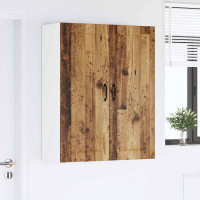 Produktbild för Väggskåp LUCCA Gammalt trä 80 x 31 x 100 cm Konstruerat trä