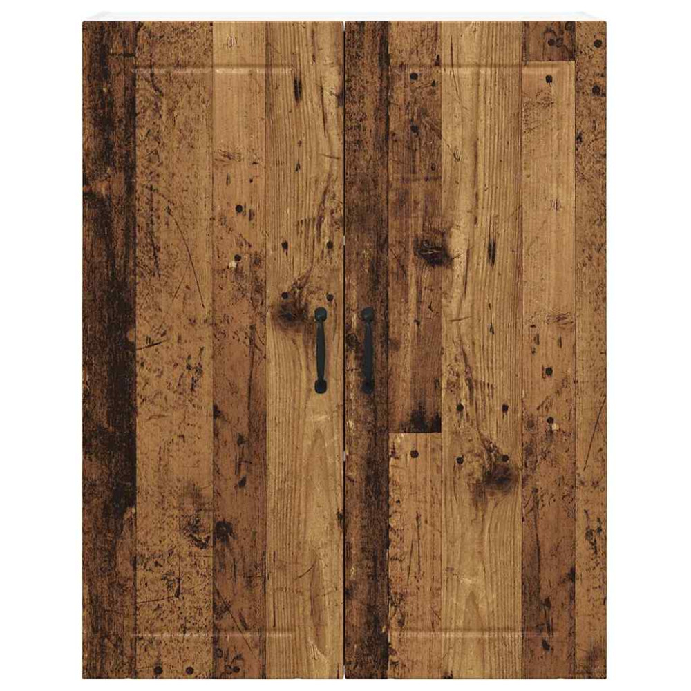 Produktbild för Väggskåp LUCCA Gammalt trä 80 x 31 x 100 cm Konstruerat trä