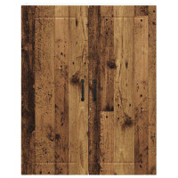 Produktbild för Väggskåp LUCCA Gammalt trä 80 x 31 x 100 cm Konstruerat trä