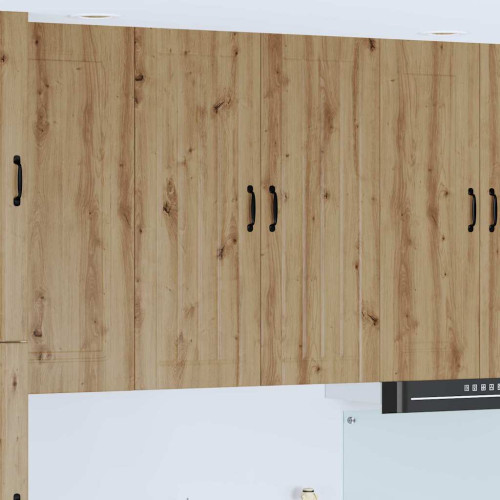 vidaXL Väggskåp LUCCA Artisan-ek 80 x 31 x 100 cm Konstruerat trä