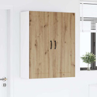 Produktbild för Väggskåp LUCCA Artisan-ek 80 x 31 x 100 cm Konstruerat trä