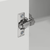Produktbild för Vägghörnskåp LUCCA Vit 57 x 57 x 100 cm Konstruerat trä