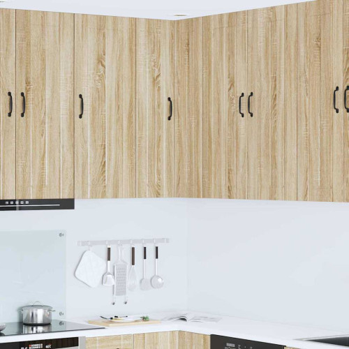 vidaXL Vägghörnskåp LUCCA Sonoma-ek 57 x 57 x 100 cm Konstruerat trä