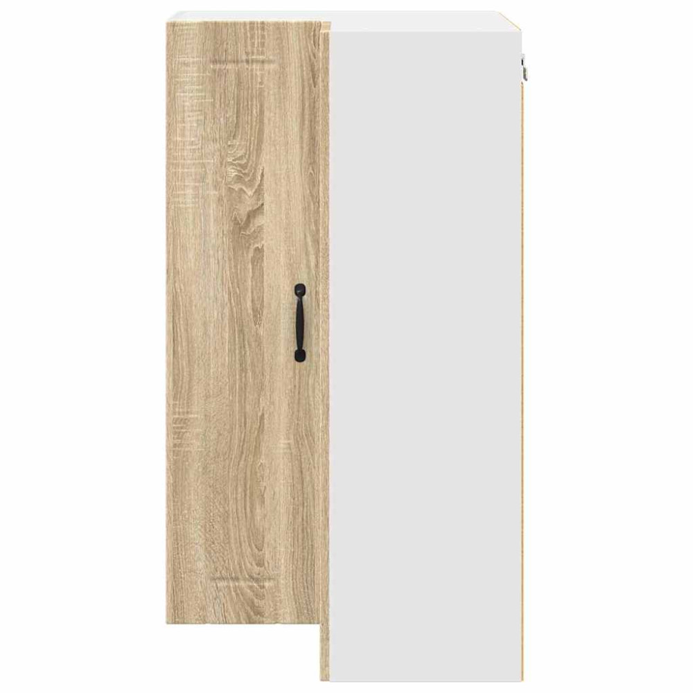 Produktbild för Vägghörnskåp LUCCA Sonoma-ek 57 x 57 x 100 cm Konstruerat trä