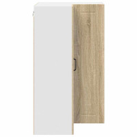 Produktbild för Vägghörnskåp LUCCA Sonoma-ek 57 x 57 x 100 cm Konstruerat trä