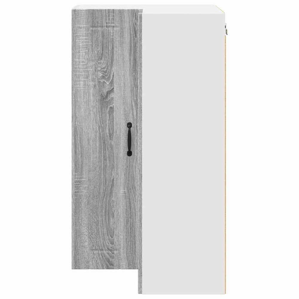 Produktbild för Vägghörnskåp LUCCA Grå sonoma-ek 57 x 57 x 100 cm