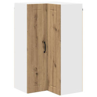 Produktbild för Vägghörnskåp LUCCA Artisan-ek 57 x 57 x 100 cm Konstruerat trä