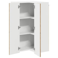 Produktbild för Vägghörnskåp LUCCA Artisan-ek 57 x 57 x 100 cm Konstruerat trä