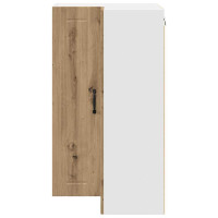 Produktbild för Vägghörnskåp LUCCA Artisan-ek 57 x 57 x 100 cm Konstruerat trä