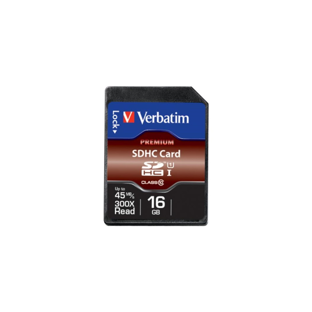 Produktbild för Verbatim - flash-minneskort - 16 GB - SDHC