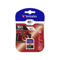 Produktbild för Verbatim - flash-minneskort - 16 GB - SDHC