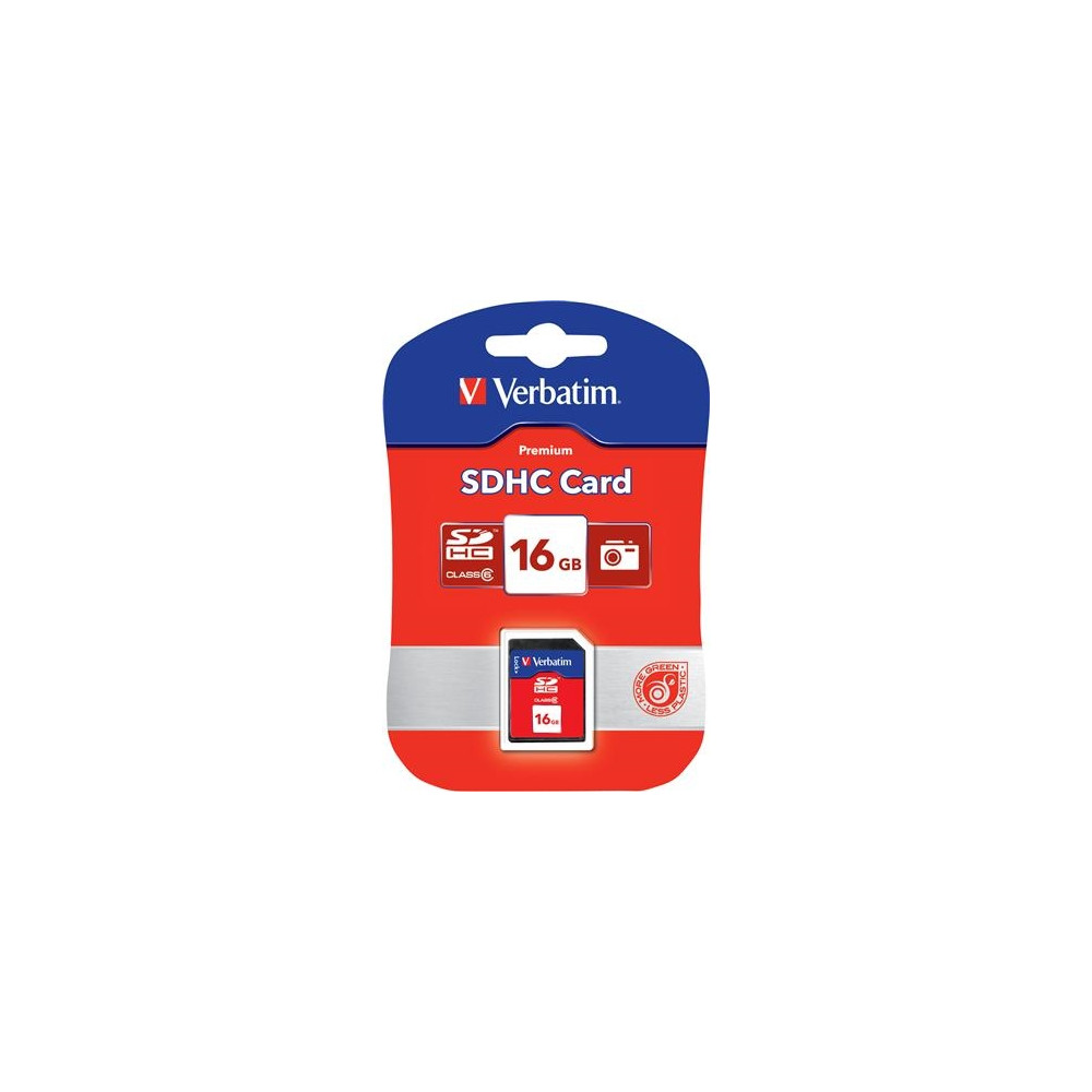 Produktbild för Verbatim - flash-minneskort - 16 GB - SDHC
