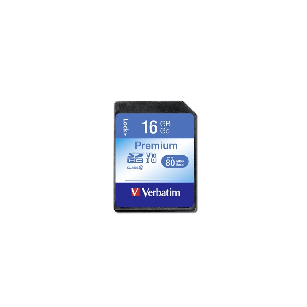 Produktbild för Verbatim - flash-minneskort - 16 GB - SDHC