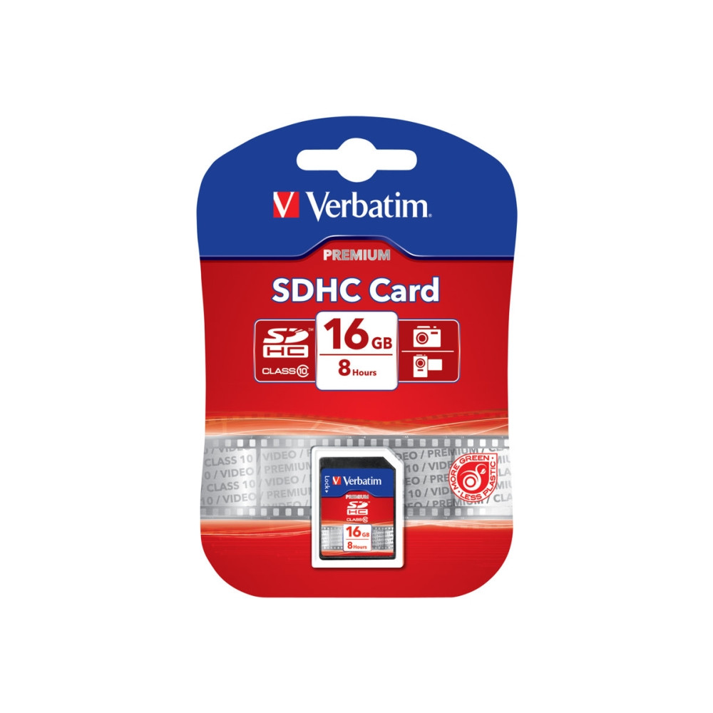 Produktbild för Verbatim - flash-minneskort - 16 GB - SDHC