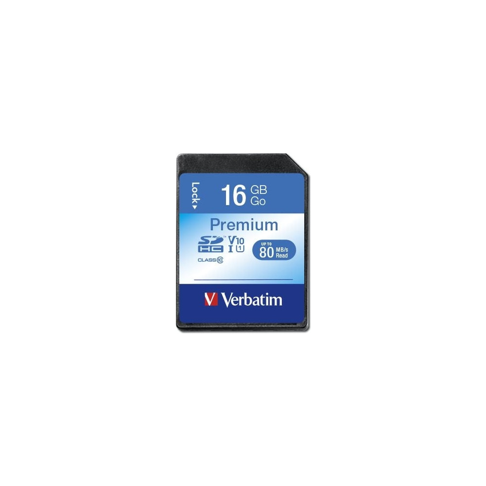 Produktbild för Verbatim - flash-minneskort - 16 GB - SDHC