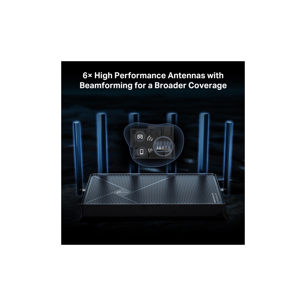 Produktbild för TP-Link Archer BE400 V1 - trådlös router - Wi-Fi 7 - skrivbordsmodell