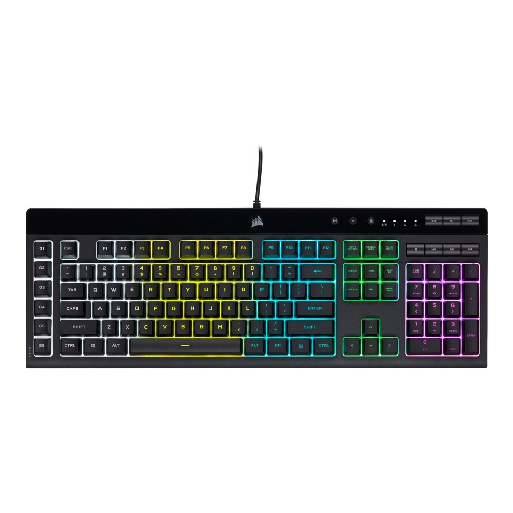 Produktbild för CORSAIR Gaming K55 RGB PRO - tangentbord - Nordisk - svart Inmatningsenhet