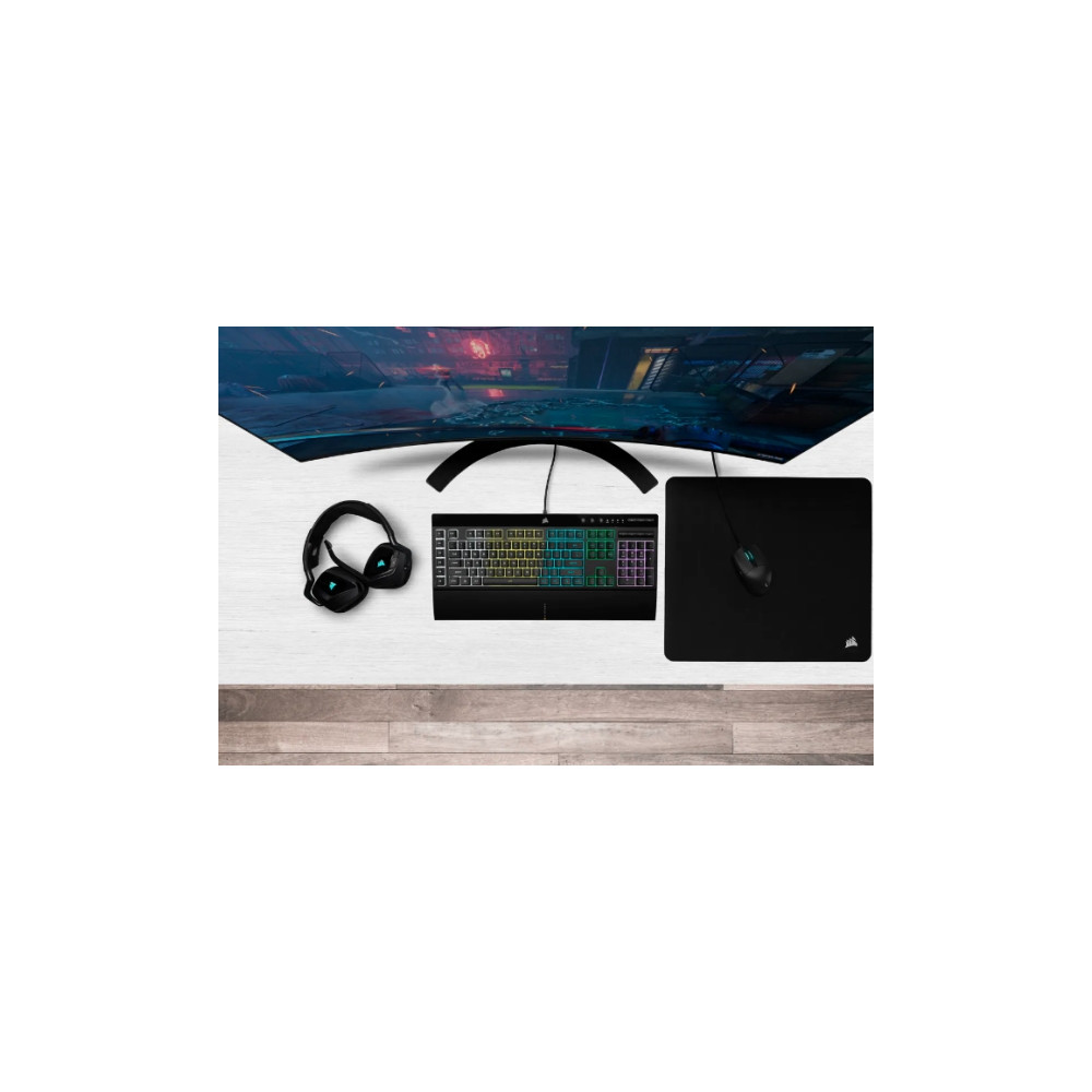 Produktbild för CORSAIR Gaming K55 RGB PRO - tangentbord - Nordisk - svart Inmatningsenhet