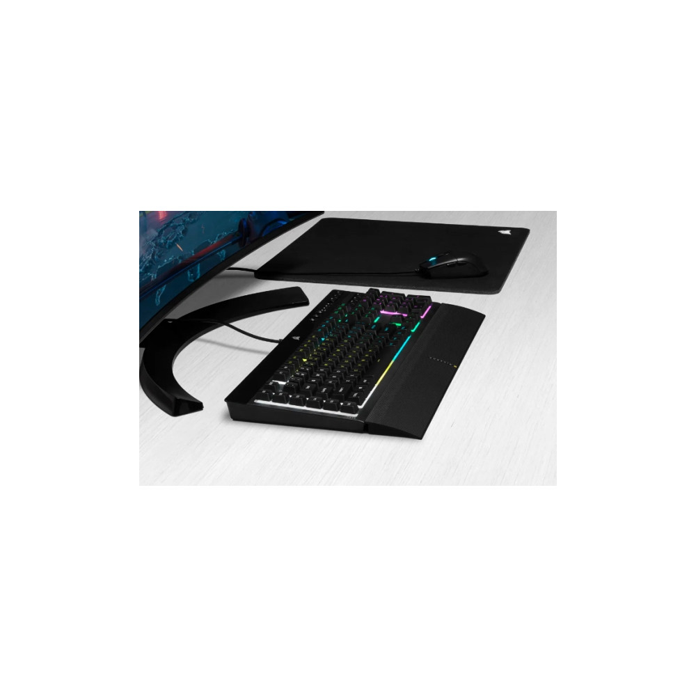 Produktbild för CORSAIR Gaming K55 RGB PRO - tangentbord - Nordisk - svart Inmatningsenhet