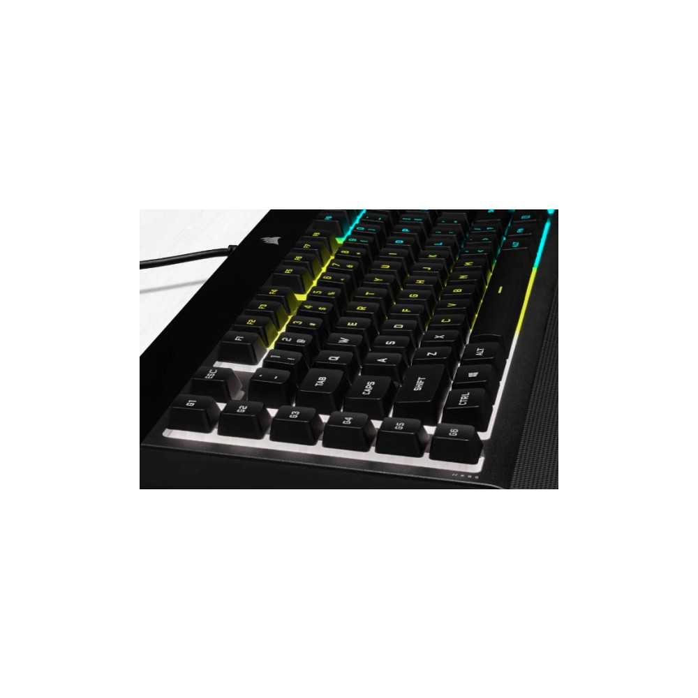 Produktbild för CORSAIR Gaming K55 RGB PRO - tangentbord - Nordisk - svart Inmatningsenhet