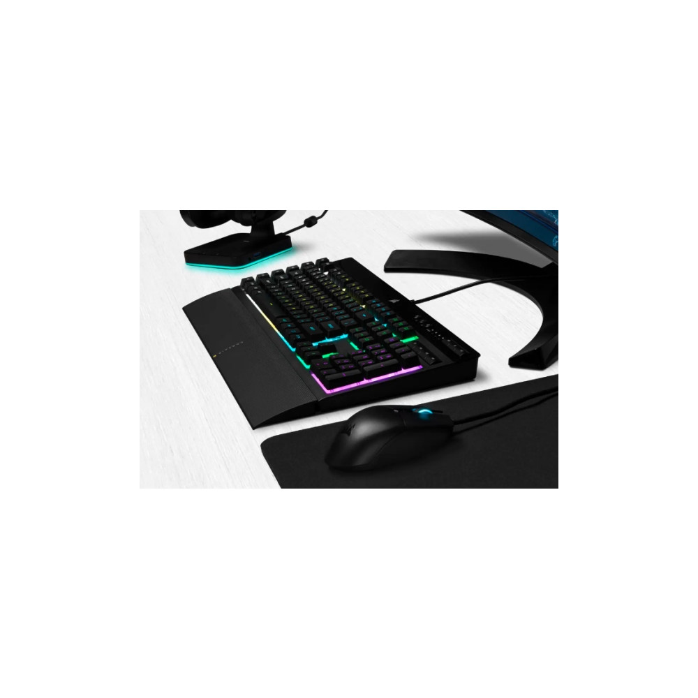 Produktbild för CORSAIR Gaming K55 RGB PRO - tangentbord - Nordisk - svart Inmatningsenhet