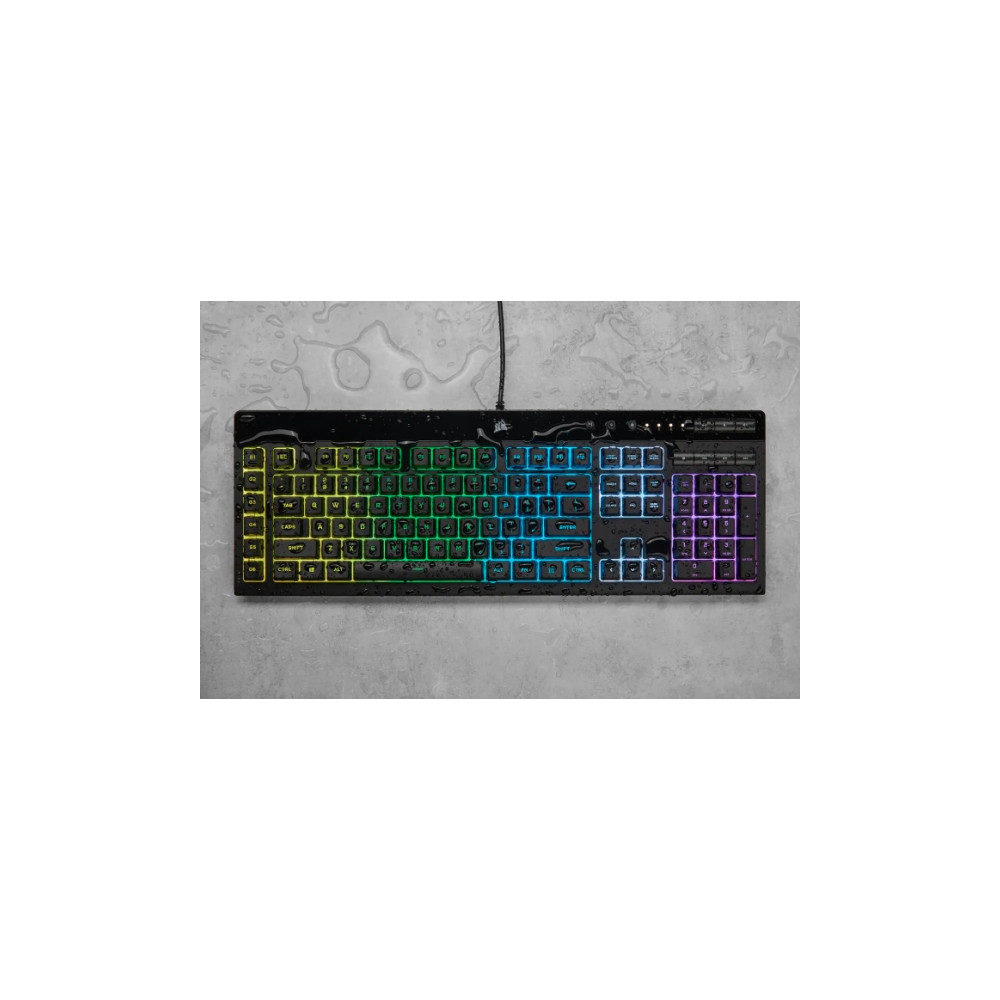 Produktbild för CORSAIR Gaming K55 RGB PRO - tangentbord - Nordisk - svart Inmatningsenhet