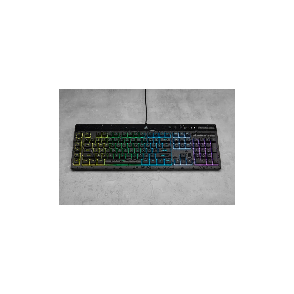 Produktbild för CORSAIR Gaming K55 RGB PRO - tangentbord - Nordisk - svart Inmatningsenhet