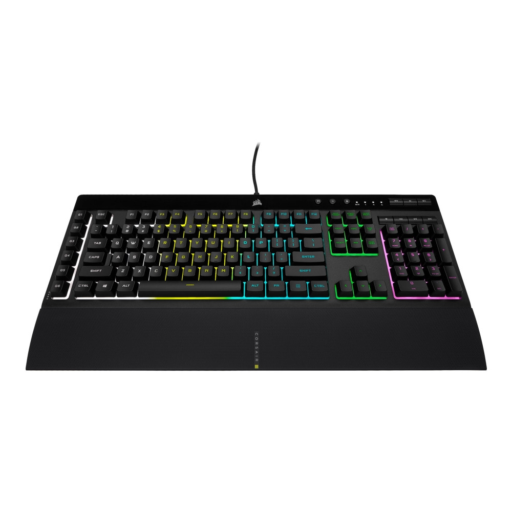Produktbild för CORSAIR Gaming K55 RGB PRO - tangentbord - Nordisk - svart Inmatningsenhet
