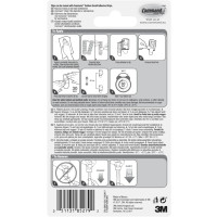Produktbild för 3M Command™ Utomhusdekorationsklämmor 17026H-AW, 20 krokar +...